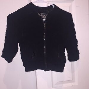 Women’s Last Kiss Half Sleeve Sweater with Zipper